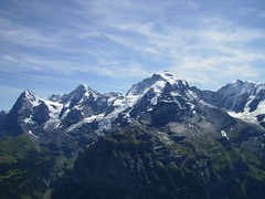 The views from the top of the Schilthorn