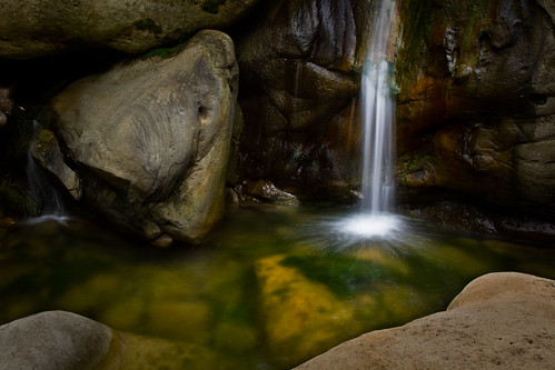 Waterfall Along Seven Falls Trail by Chris McCormick