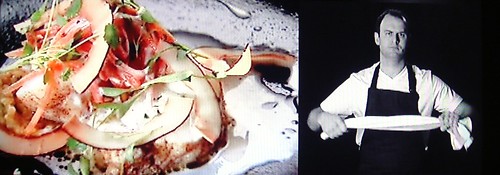 Glynn Purnell and his Masala Monkfish which won the Fish Course of Great British Menu 2009