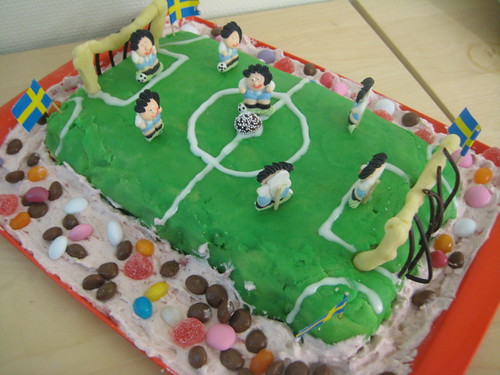 football pitch cake. Football Pitch Cake