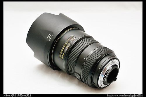 你拍攝的 Nikon AFS DX 17-55mm F2.8。