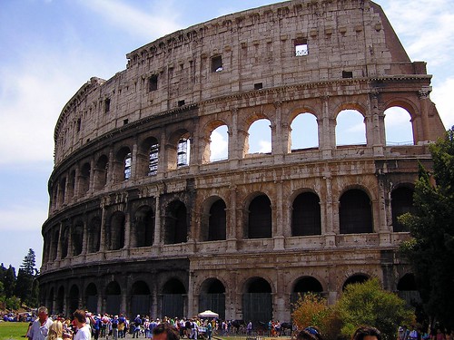 The Colosseum or Roman Coliseum
