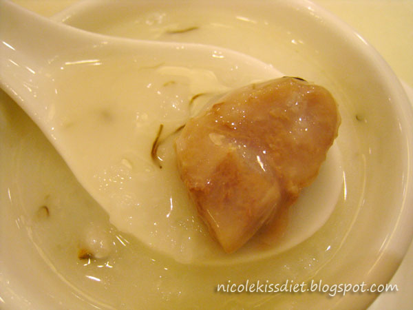 congee and scallops