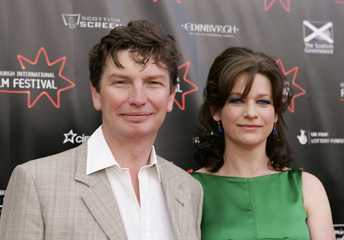 Producer Andrew MacDonald and actress kerry Fox at the15th Anniversary 