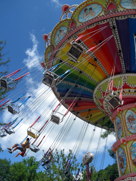 Swings at Knoebel's (Click to enlarge)