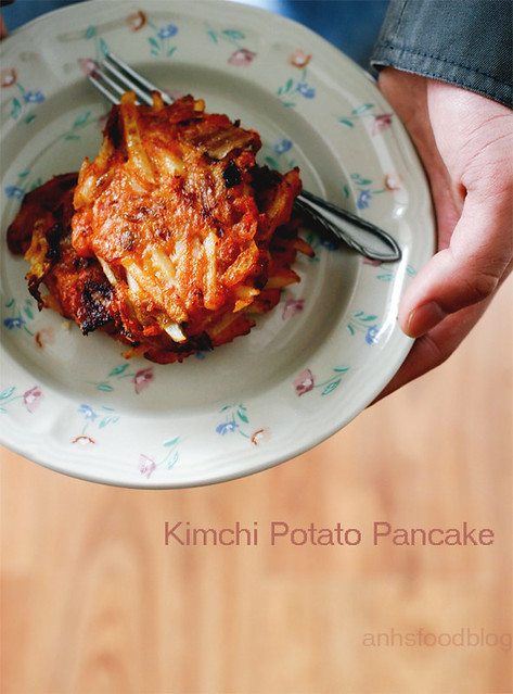 Kimchi Potato Pancake 