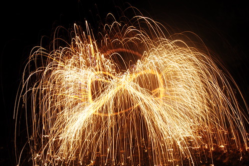 7 second exposure / f22 / ISO 200. This is just a standard long exposure of a SPARKLER in motion.