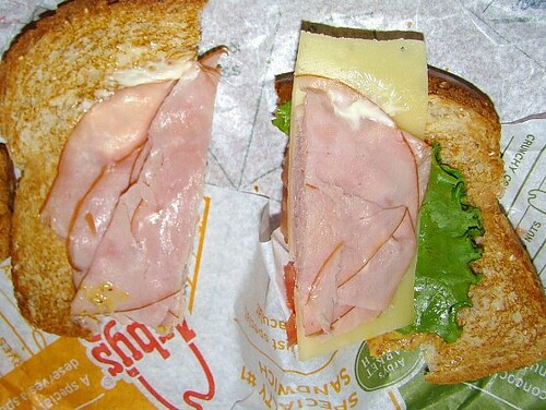 Arbys "Special" Ham sandwich