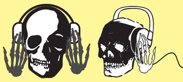 skulls,music n earphone(empirical version) by DJ XAVIOR