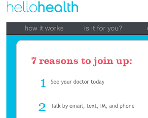 Hello Health Web Site