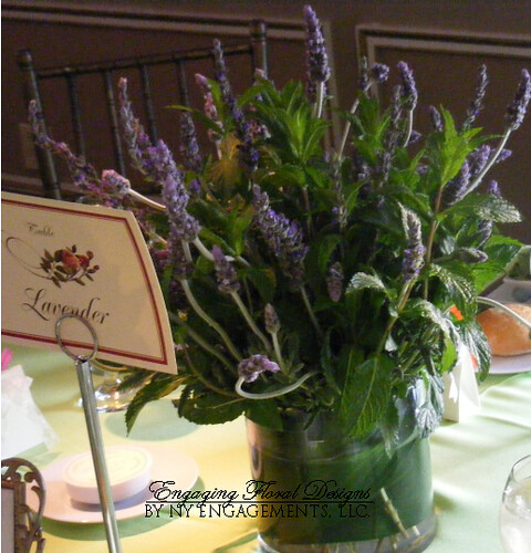 I love the use of the herb lavender in weddingsthere is so much you can