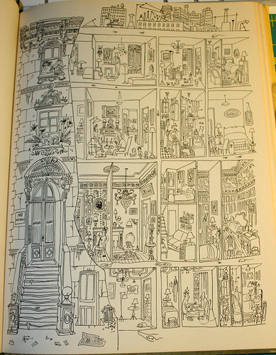 "No Vacancy," by Saul Steinberg, from THE ART OF LIVING