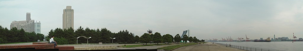 Odaiba GUNDAM backview (panorama)