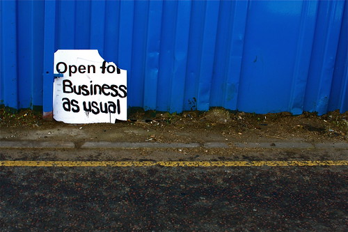 Open for Business as Usual