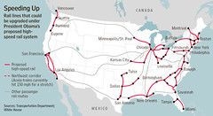 High Speed railroad map