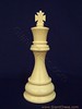 Wooden Chess Pieces In Pastel Polish