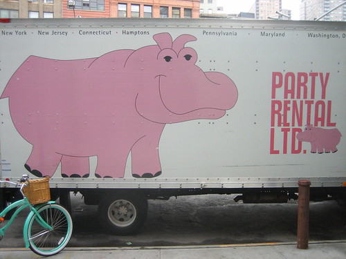 pink hippo.