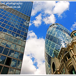 London ~ Blue Glass in the Sky ~
