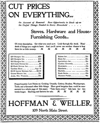Hoffman & Weller Advertisement