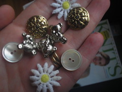 Buttons and things from M's jacket
