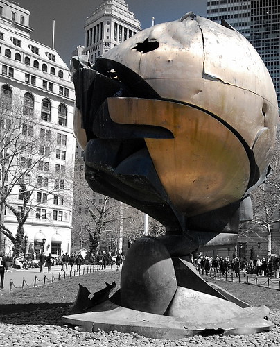 &quot;The Sphere&quot; in Battery Park