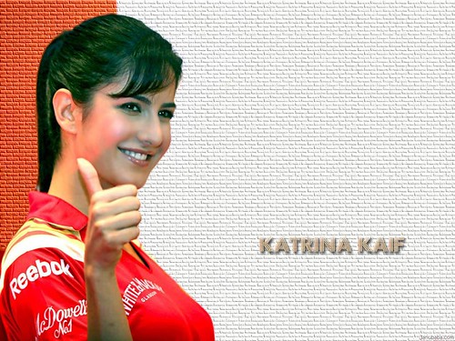 Katrina Kaif in cricket jersy