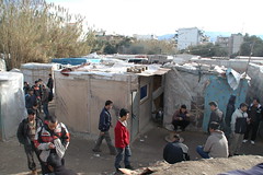 Στον καταυλισμό των μεταναστών, στην Αγυιά. Περισσότερα για την φωτογραφία στο Flickr.