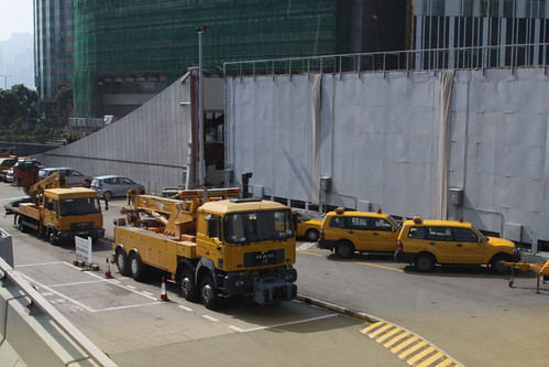 Tow trucks and services vehicles for the Cross-Harbour Tunnel