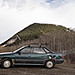 Drinking Horse Mountain - 93 Subaru Legacy at trailhead
