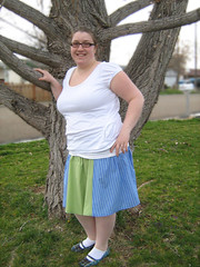 oxford shirt sleeve skirt