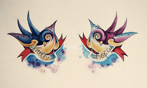 tattoo swallows. swallows