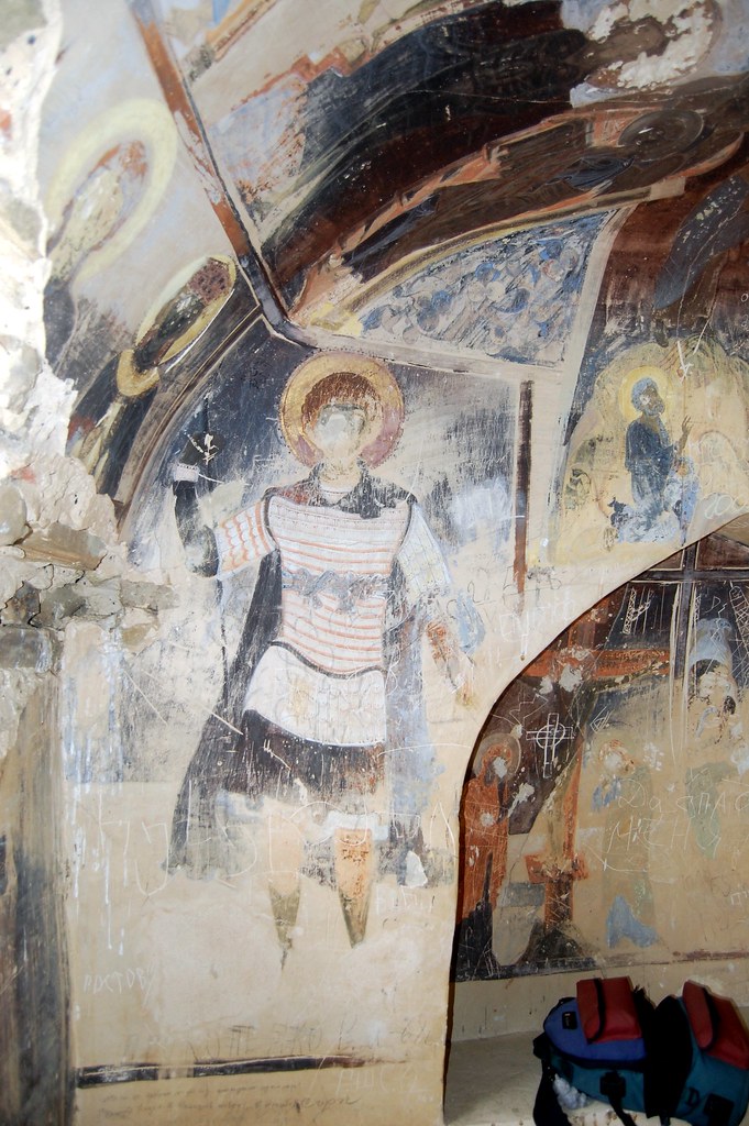 Fresco from David Garedji Cave Monastery