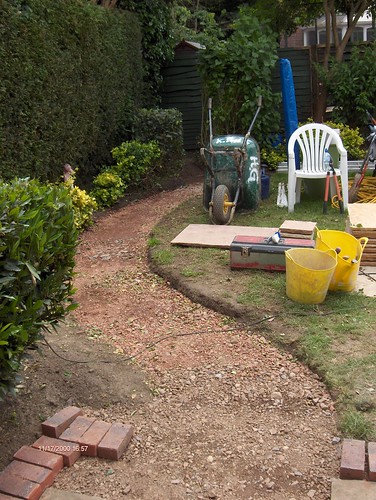 Indian Sandstone Patio and Lawn Image 10