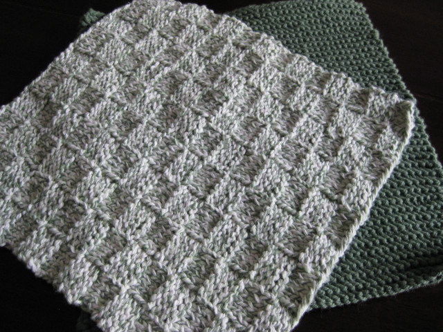 knit washcloths