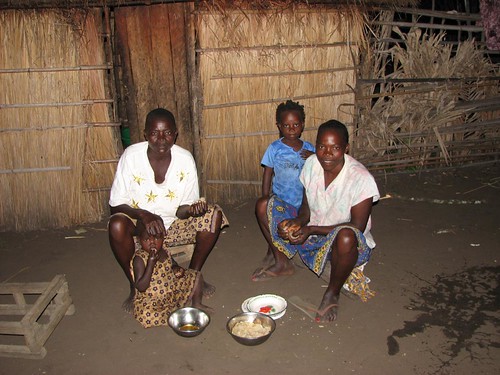 Eating Fufu in Democratic Republic of Congo