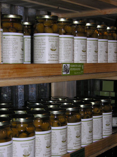 Many varieties of olives are available