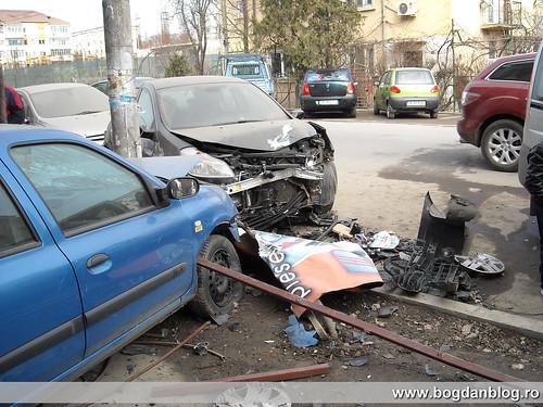 Accident pe Bd. T. Vladimirescu Iasi