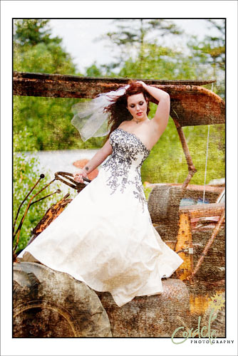 Trash  Wedding Dress!