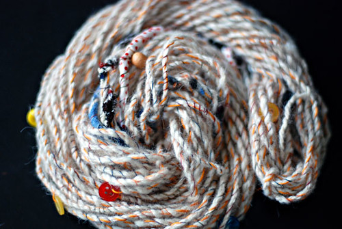 recycled wool art yarn