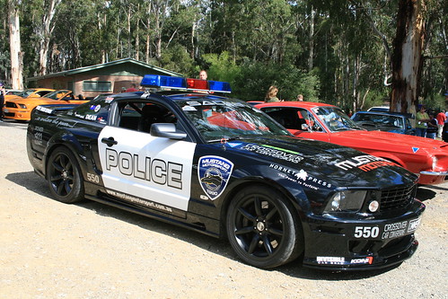 Ford Mustang Police Car from Transformers