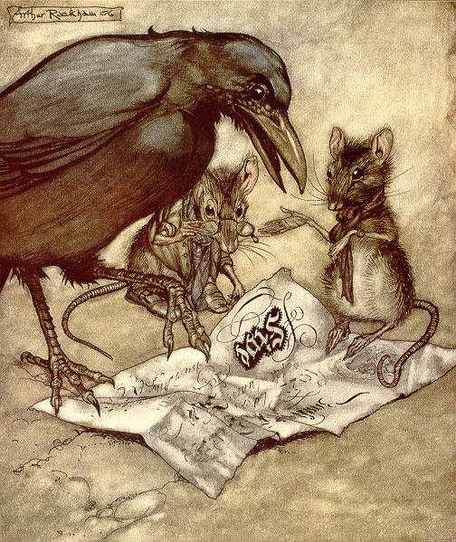 Arthur Rackham, Solomon Crow and the Mice