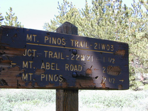 Trail 21W03 Mt Pinos