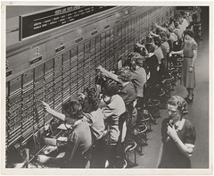 Photograph of Women Working at a Bell System T...