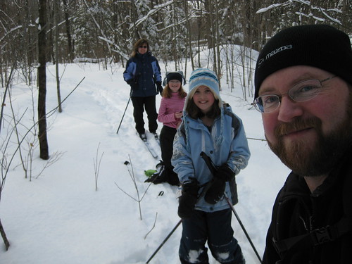 Tripper & fam. out for a ski