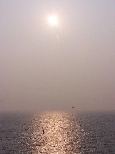 Fog over the Baltic sea