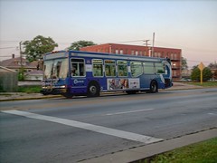 Westbound Pace bus on Grand Avenue. Elmwood Park Illinois. September 2006.