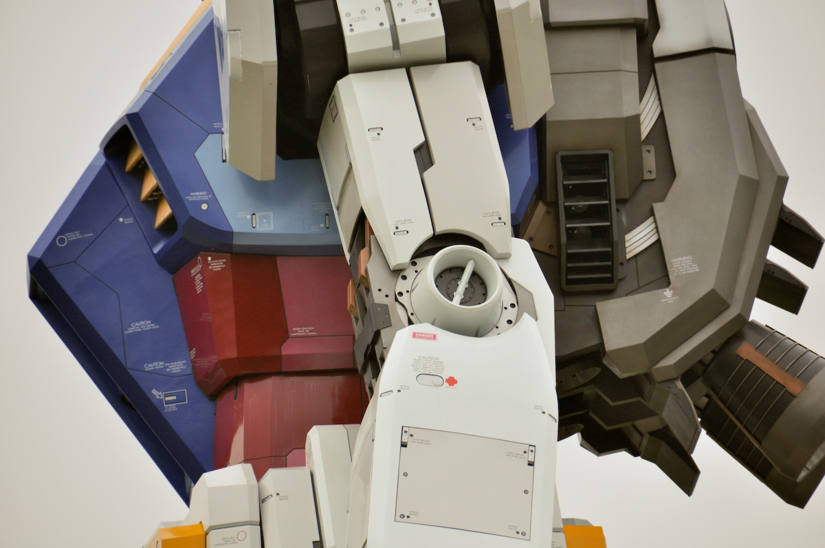 Gundam tamaño real brazo