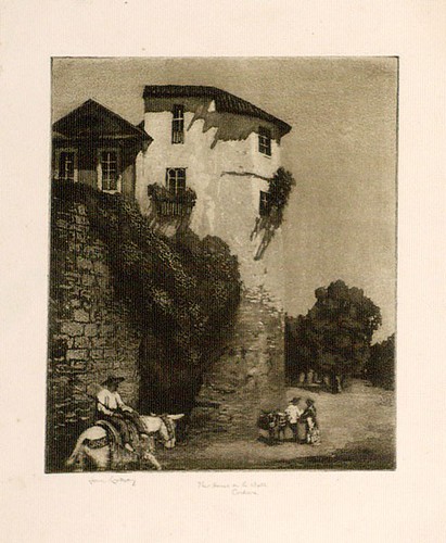 Lionel Lindsay, The house on the wall, Cordova (1923).