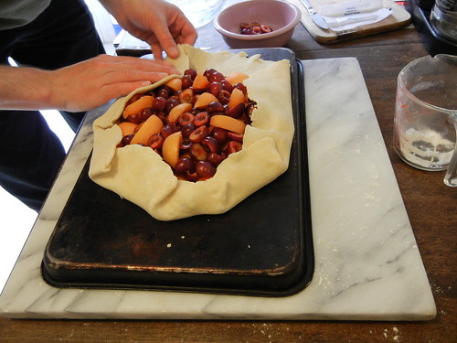 Peach and Cherry Galette _ 3024