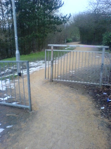 Grited Cycle Path